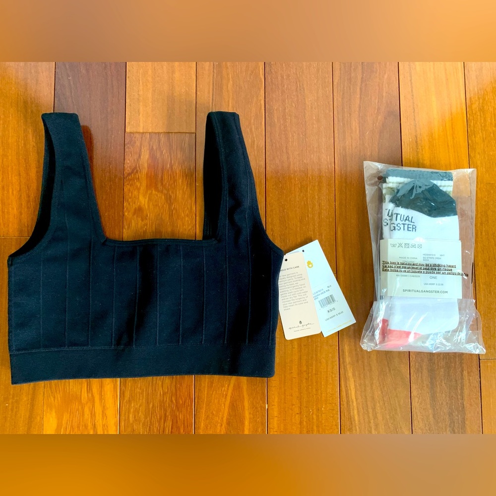 Spiritual Gangster Sportsbra and Socks Bundle